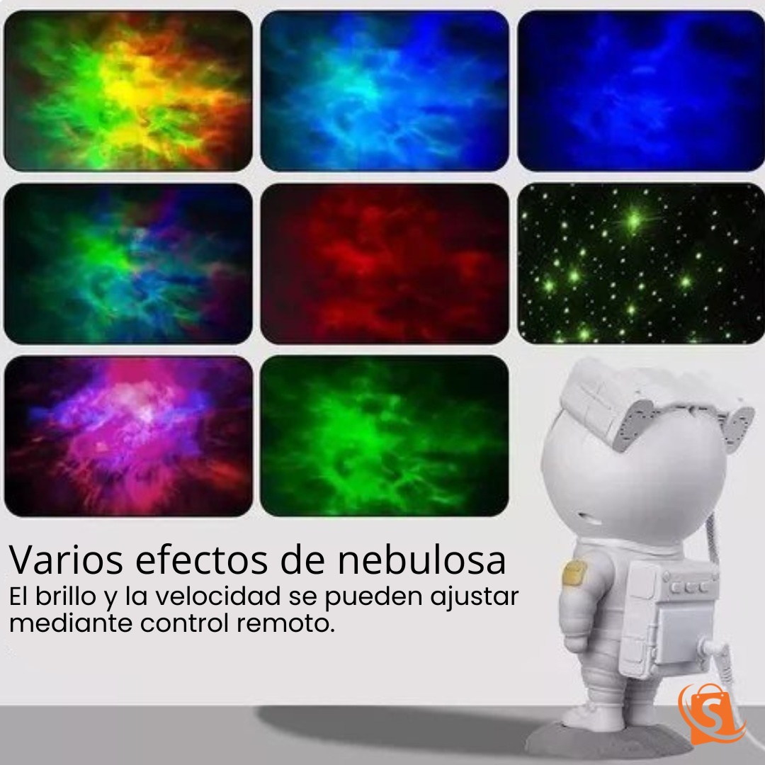 AXL-7 Proyector De Galaxias Astronauta + ENVÍO GRATIS