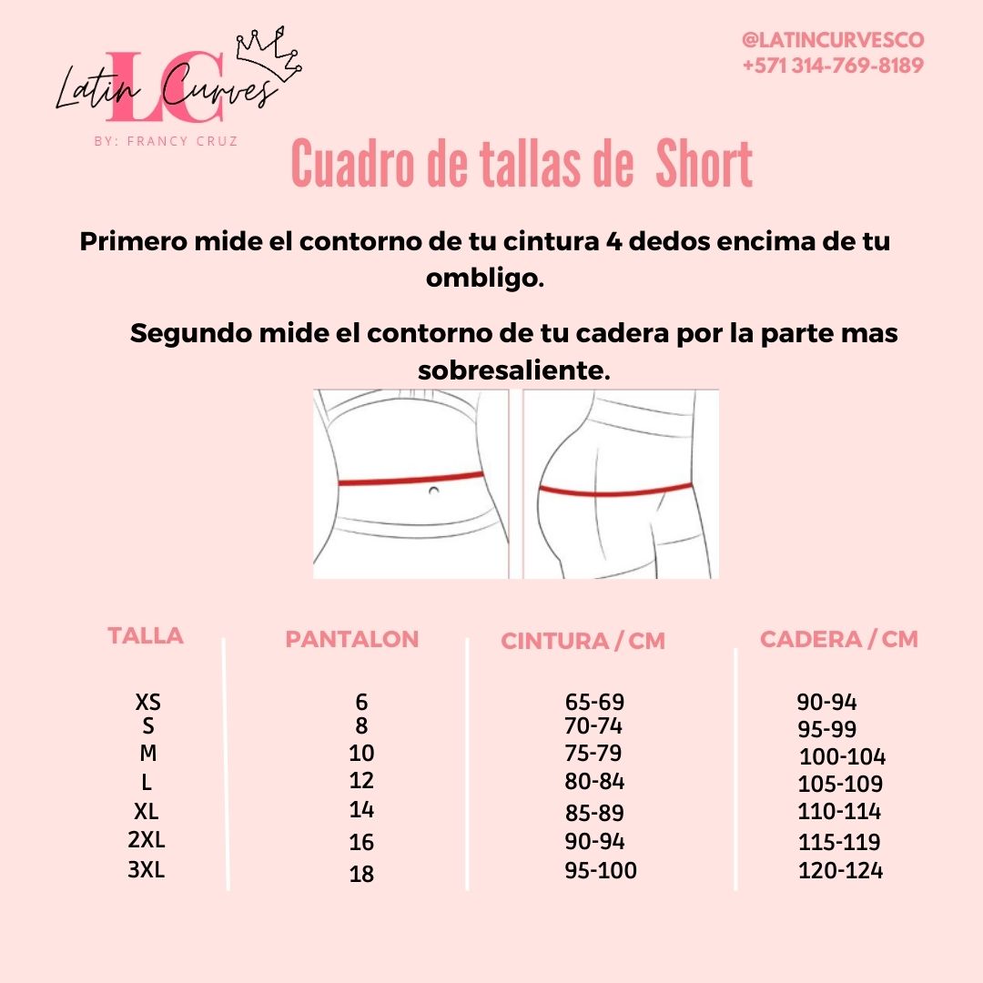 Faja Short Levanta Cola